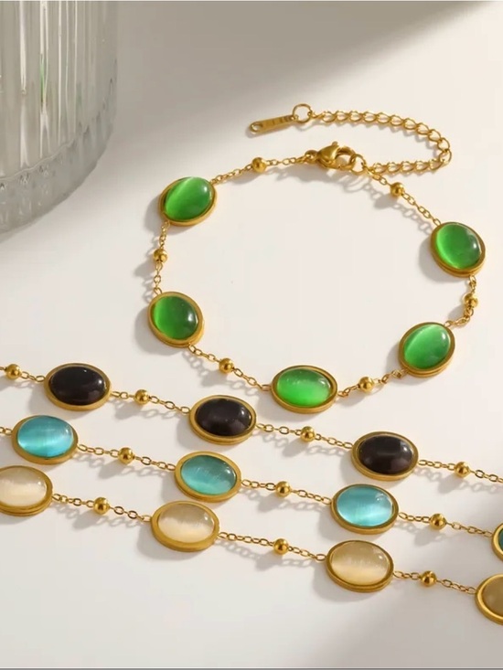 Jewelry - Glass Stone Bracelet NWT